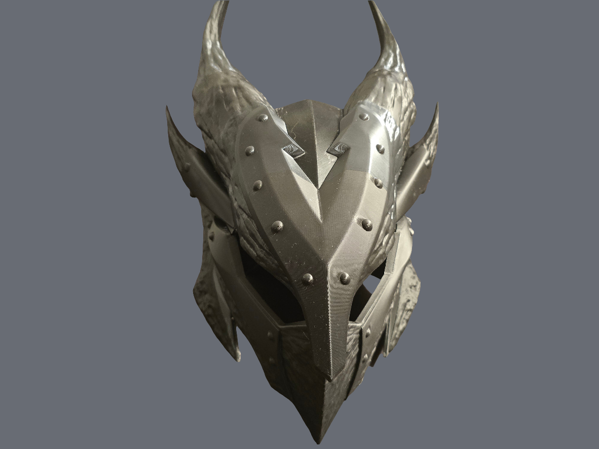 Daedric Horned Helmet